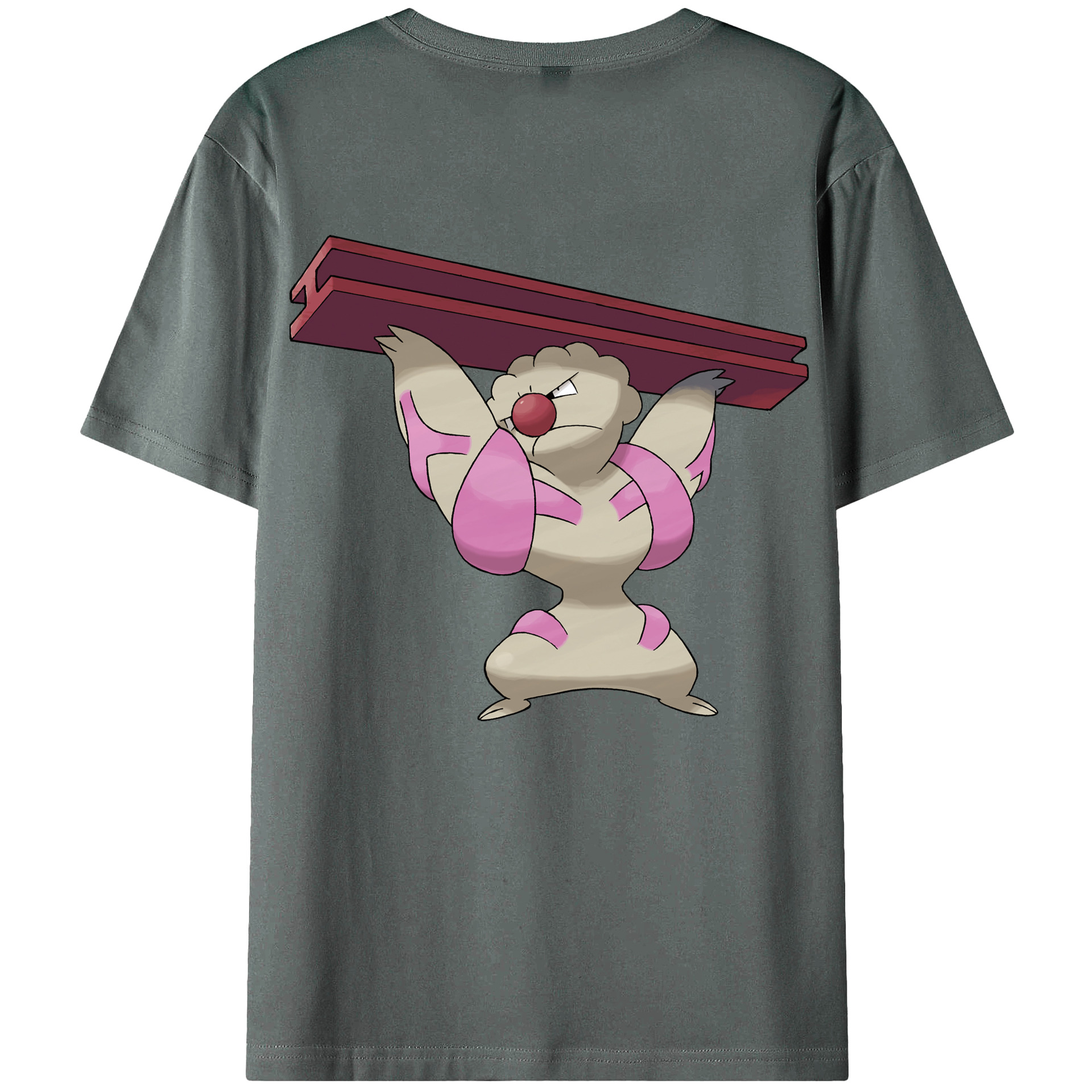 （画像用） ポケットモンスター Pokémon 綿100％半袖Tシャツ（背面プリント）